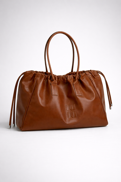 Brown leather Tote Bag For work and Uni – AMALIA & DARIO