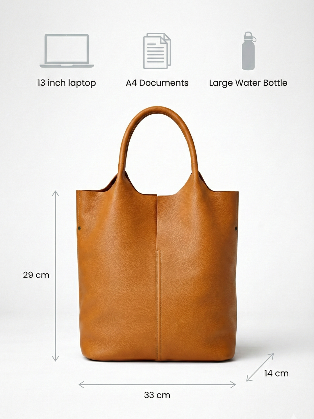 Leather everyday bag