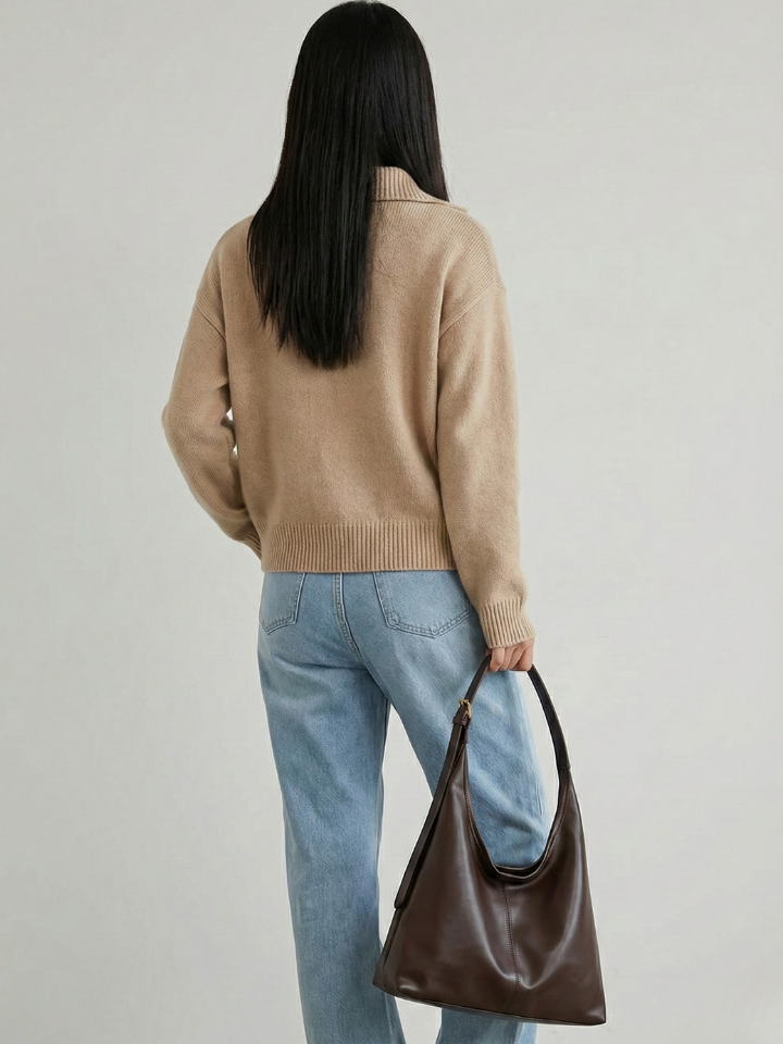 Vegan Leather work hobo bag for women