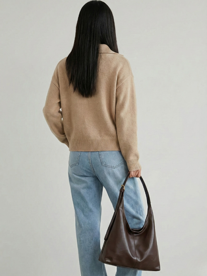 Vegan Leather work hobo bag for women