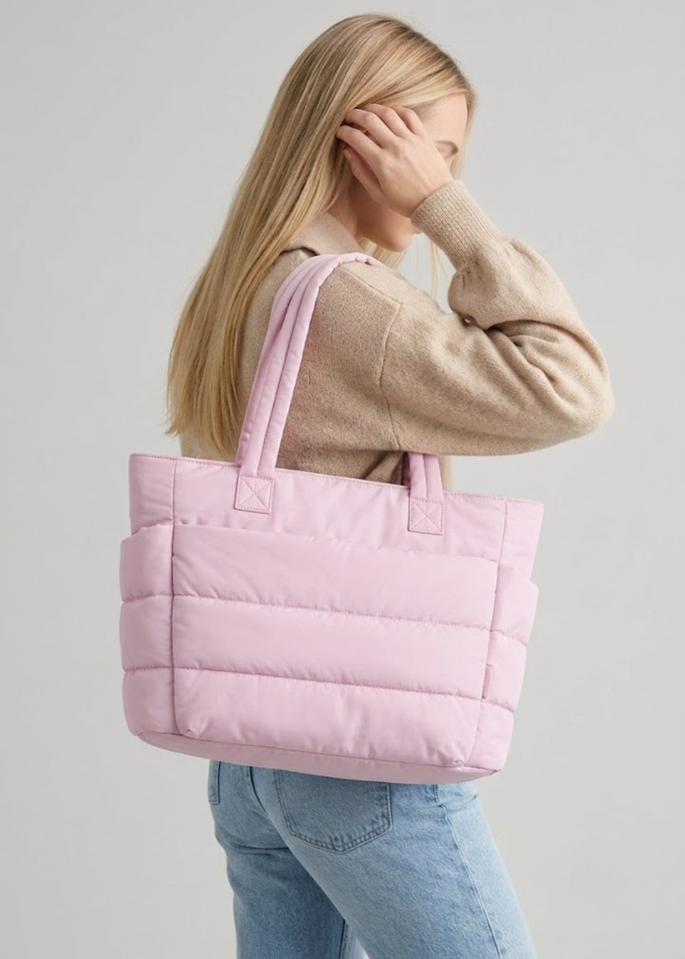 Puffer Quilted Tote Bag | Amsterdam