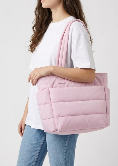 Puffer Quilted Tote Bag | Amsterdam