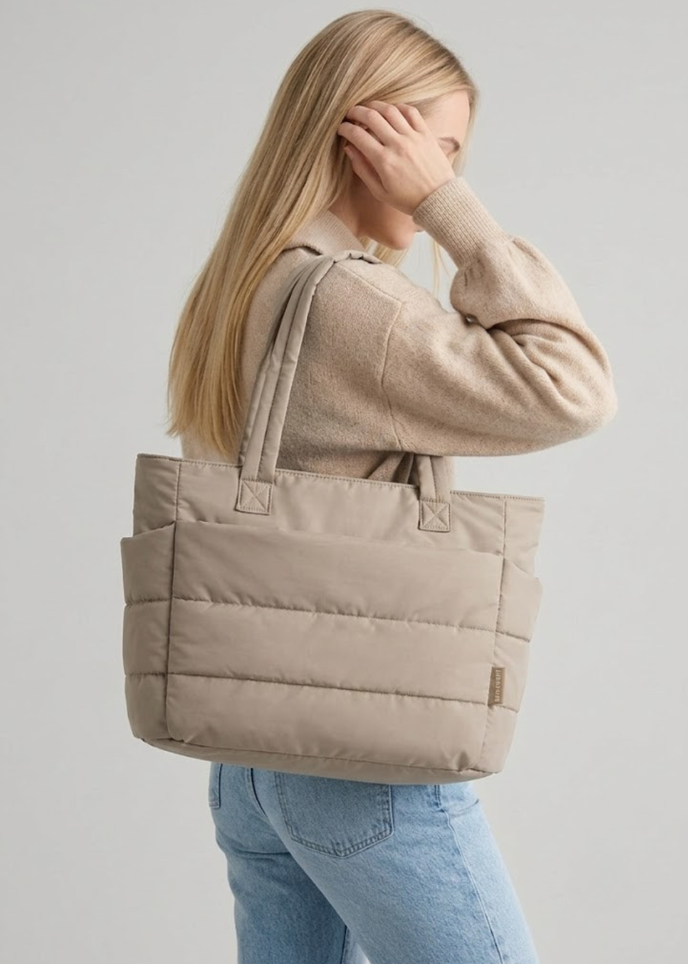 Puffer Quilted Tote Bag | Amsterdam