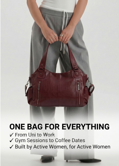 Burgundy  university bag | VENEZIA