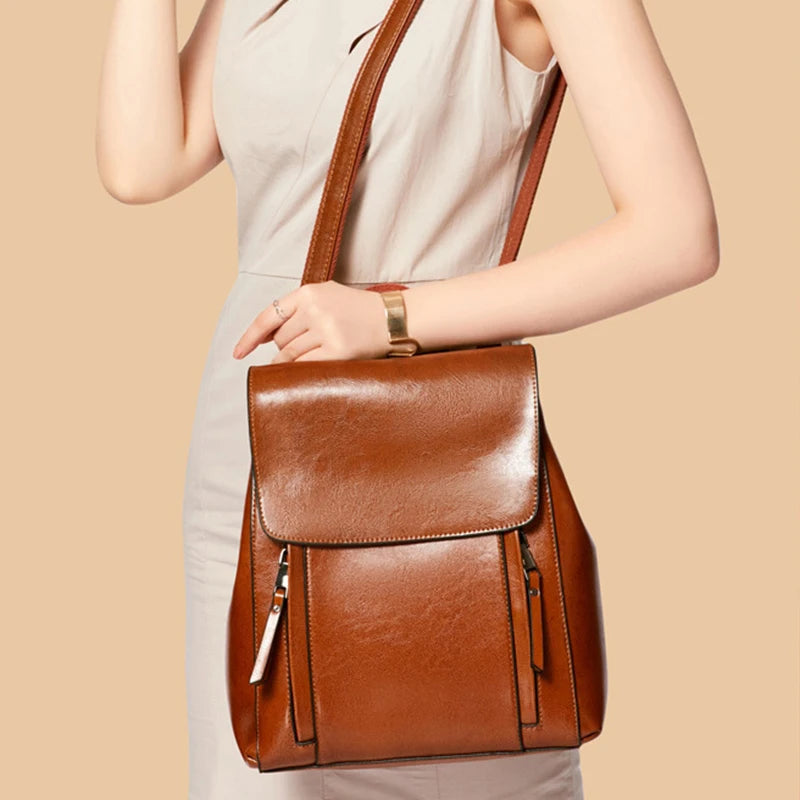 Structured Leather Backpack | Lippstadt
