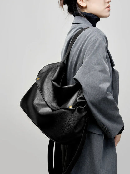 Slouchy Leather Hobo bag | Fulda