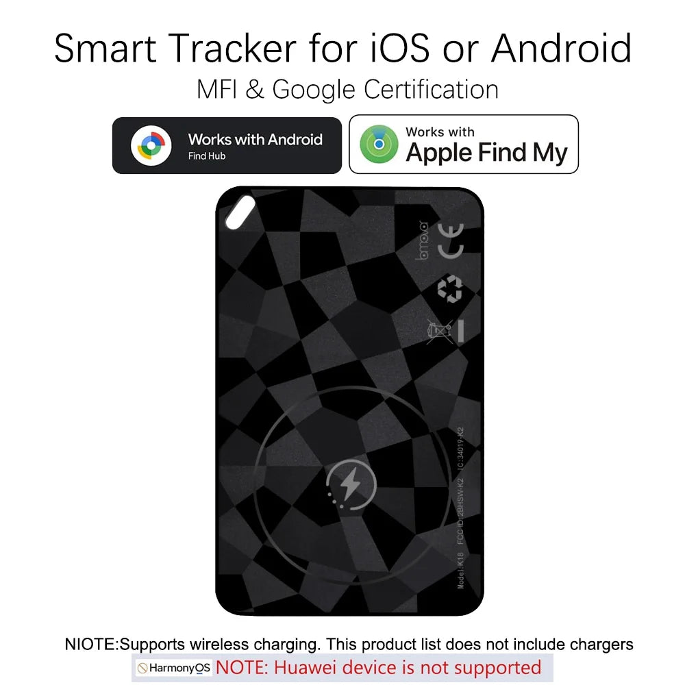 TrackCard — Bluetooth GPS Tracker for Backpack & Wallet