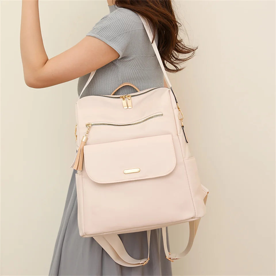 Tassel Trim Backpack | Linz