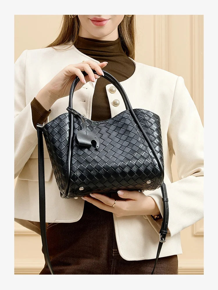 Woven Leather Tote bag | Weimar