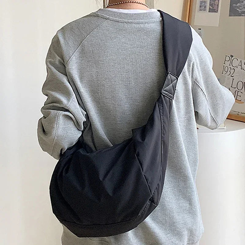 Oversized Nylon Hobo Bag | Nantes