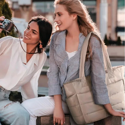 Puffer Quilted Tote Bag | Amsterdam