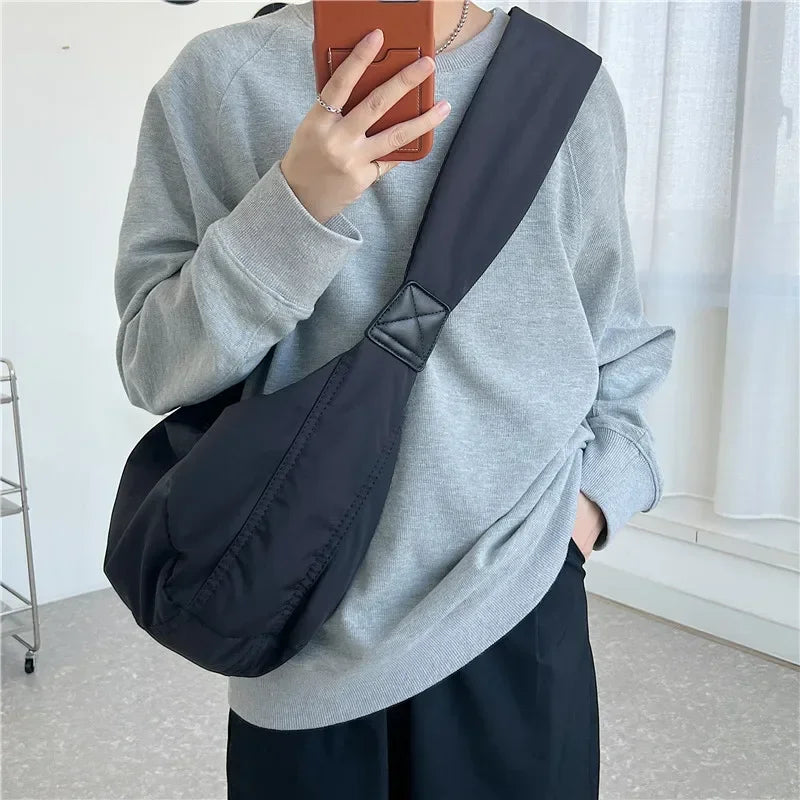Oversized Nylon Hobo Bag | Nantes