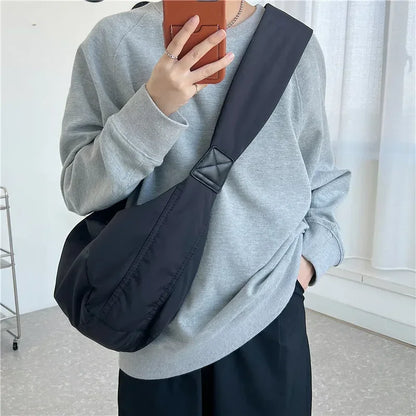 Oversized Nylon Hobo Bag | Nantes