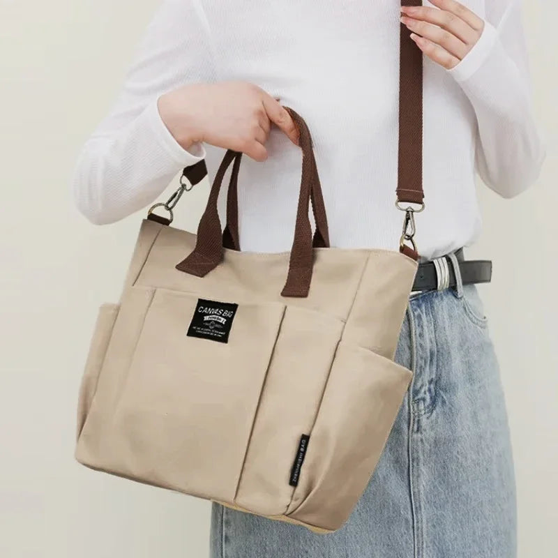 Structured Canvas Tote Bag | Delft
