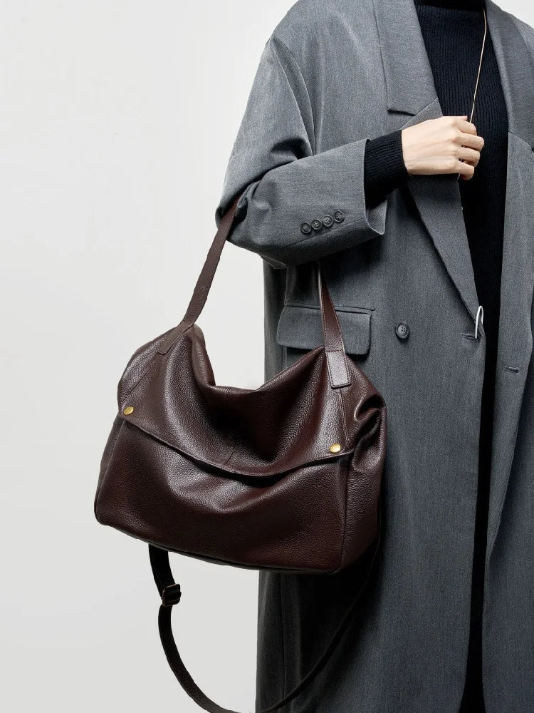 Slouchy Leather Hobo bag | Fulda