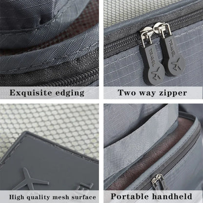 6-Piece Packing Cubes Set – Waterproof Travel Organisers for Luggage