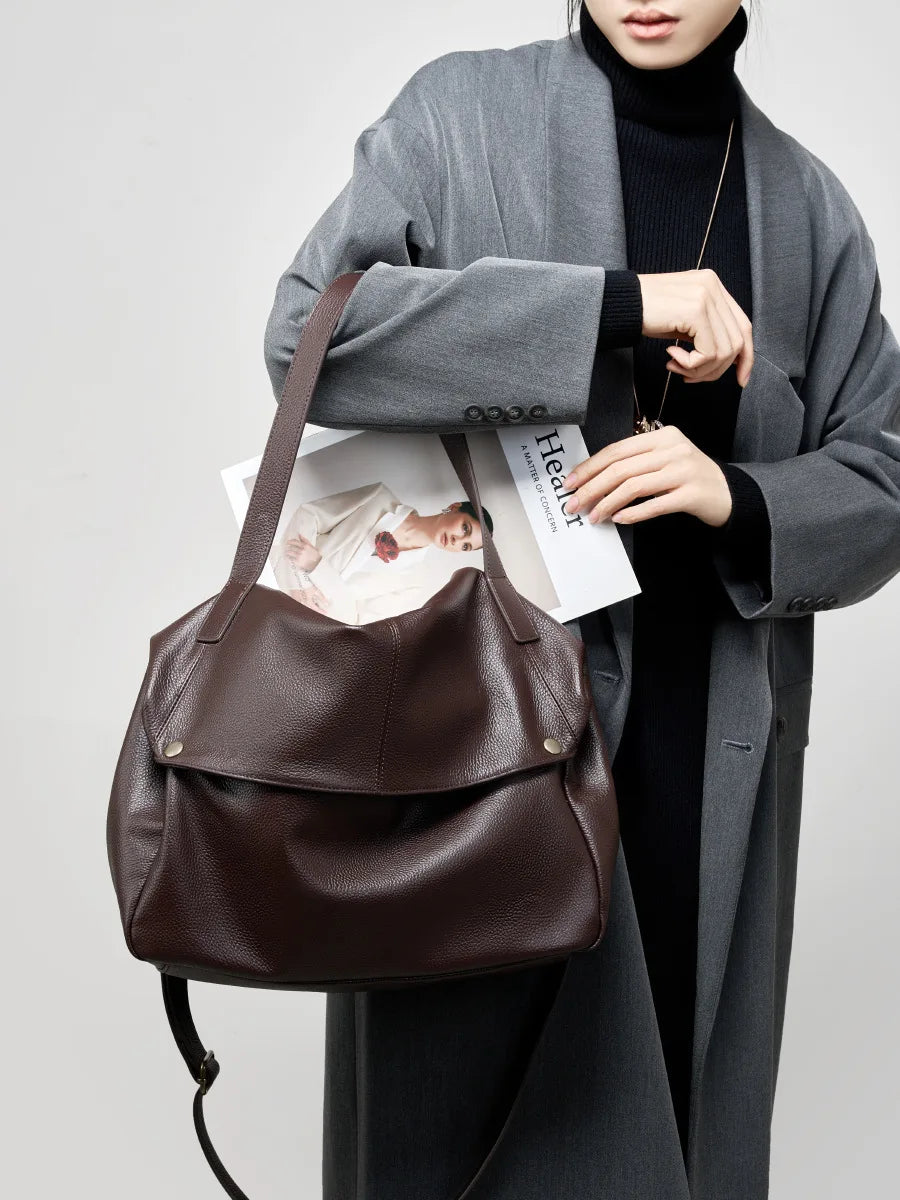 Slouchy Leather Hobo bag | Fulda