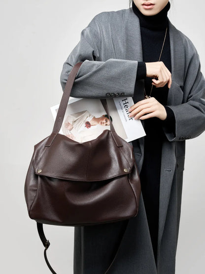 Slouchy Leather Hobo bag | Fulda