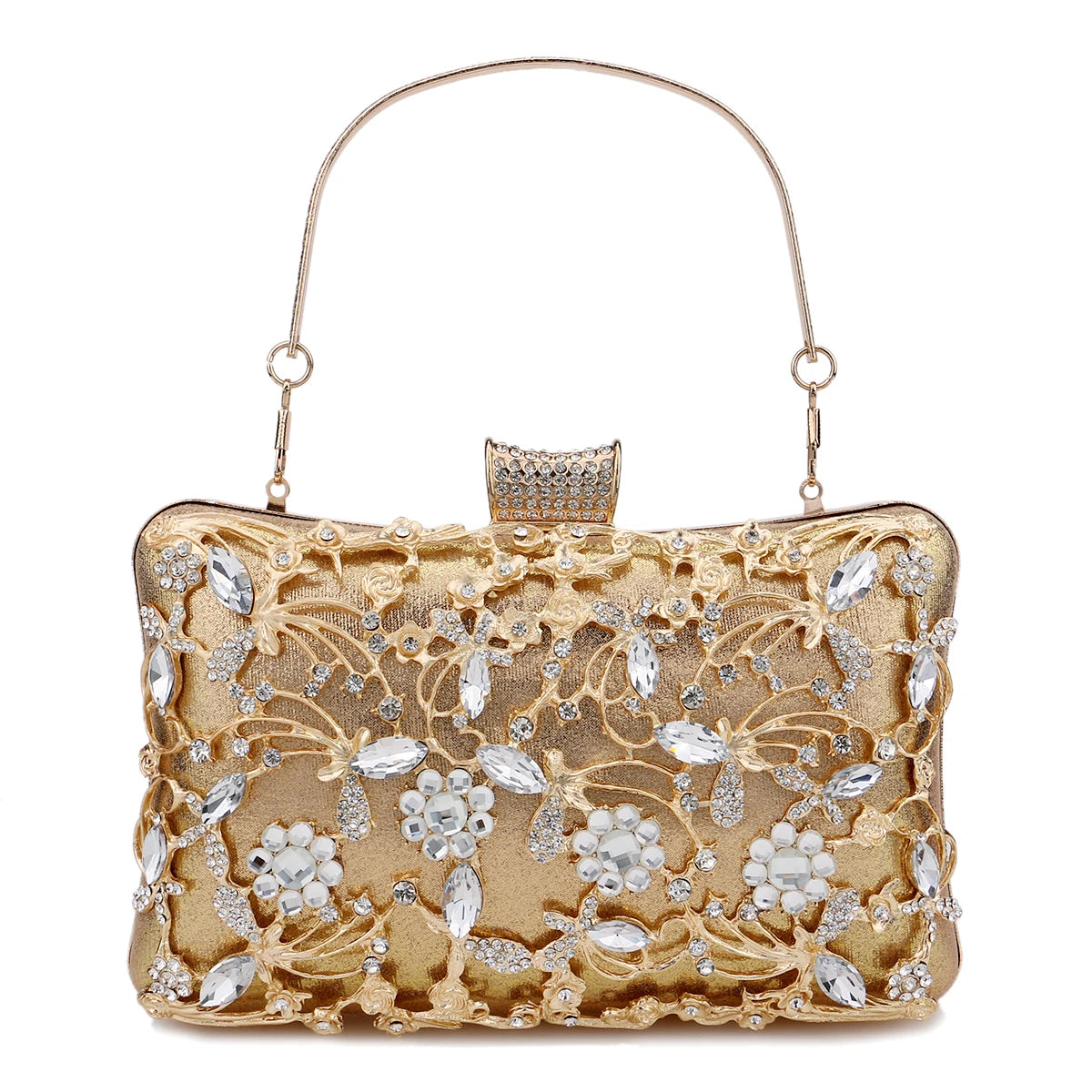 Crystal Embellished Clutch |  Biarritz