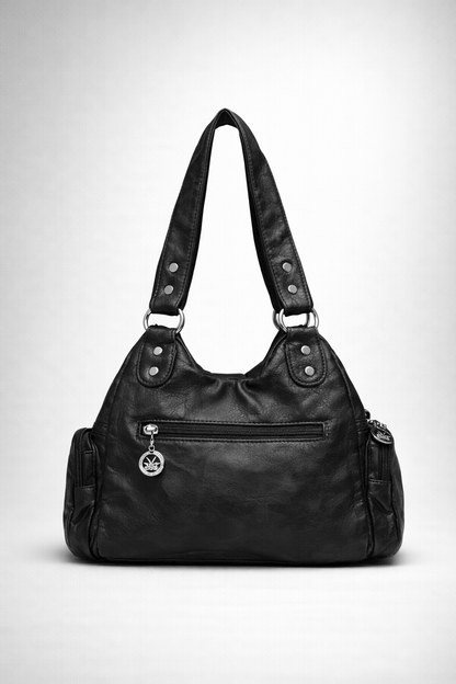 Small black handbag for school