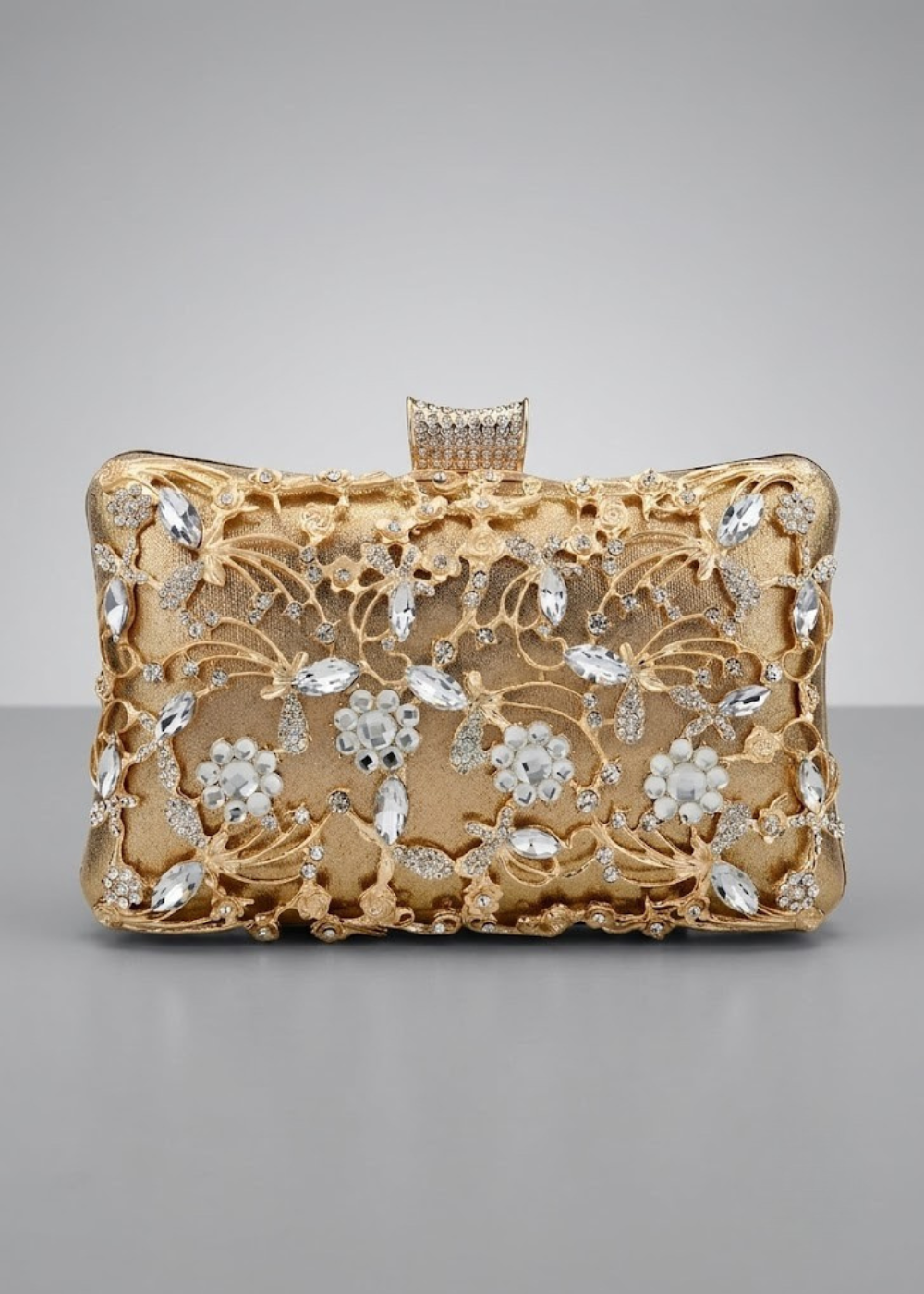 Crystal Embellished Clutch |  Biarritz