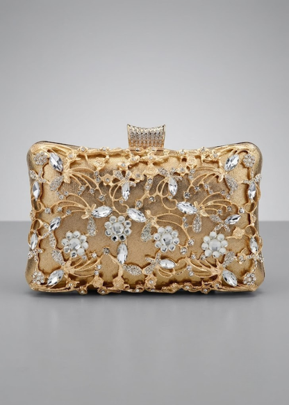 Crystal Embellished Clutch |  Biarritz