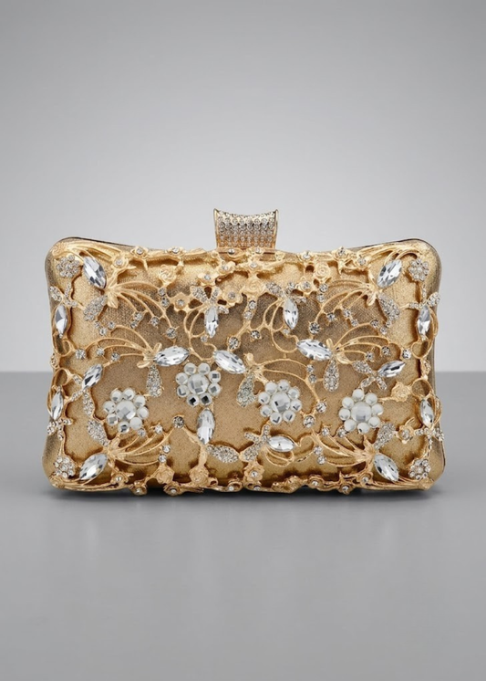 Crystal Embellished Clutch |  Biarritz