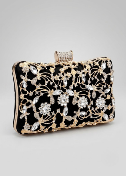 Crystal Embellished Clutch |  Biarritz