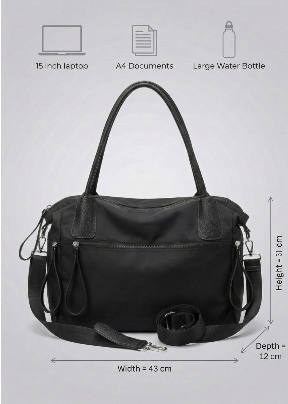 Strong Tote Bag for School