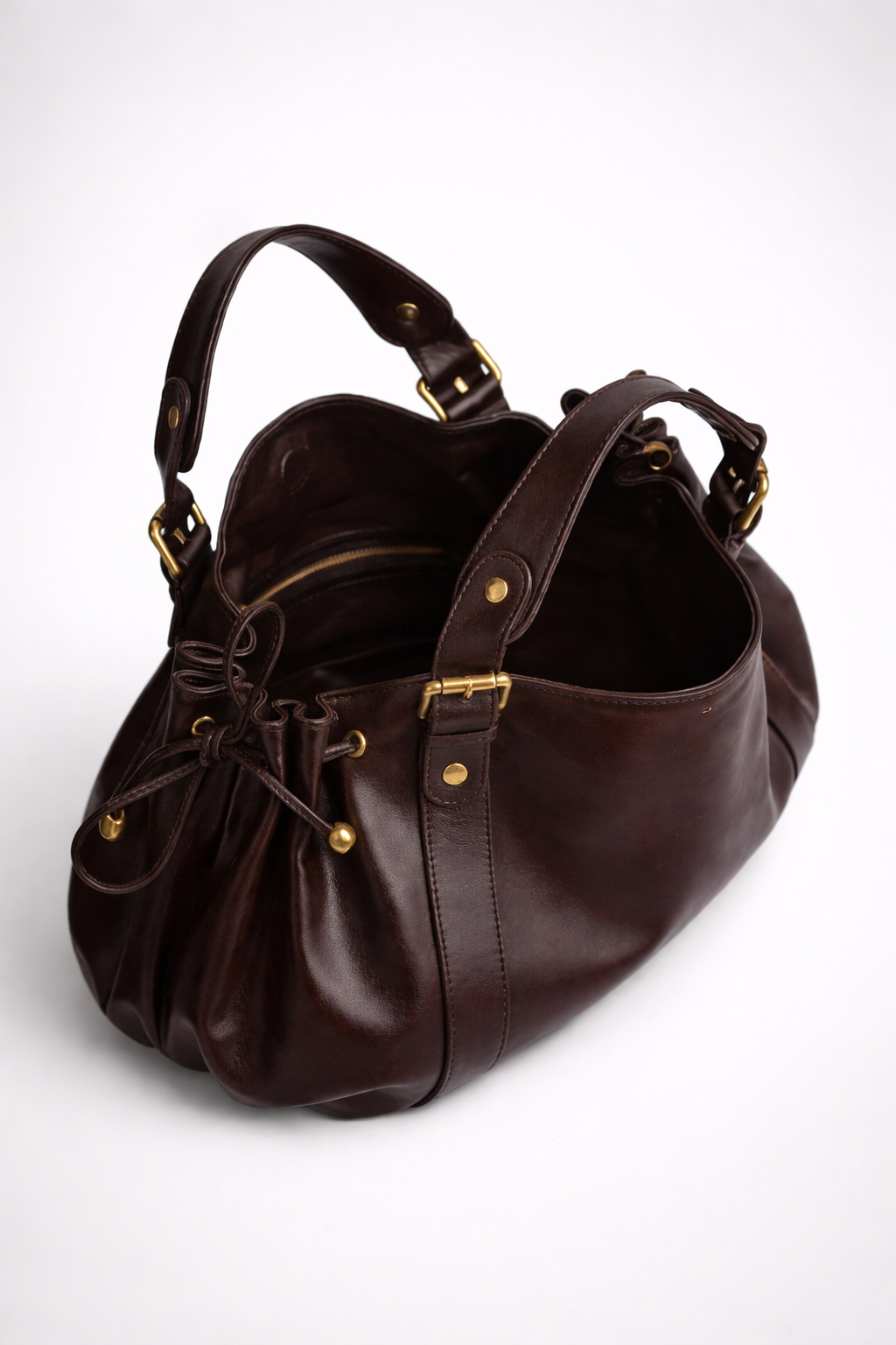 Structured large handbag for school