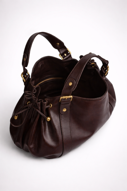 Structured large handbag for school