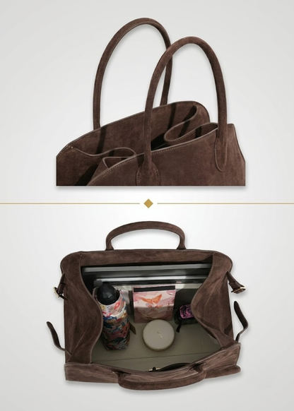 Genuine Leather Dome Tote | Brussels