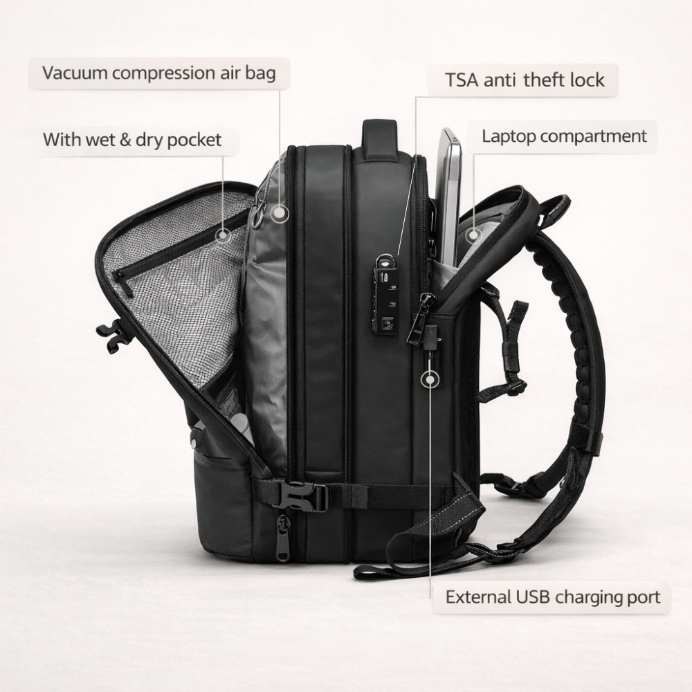 The Overnighter - Underseat Cabin Backpack  45L
