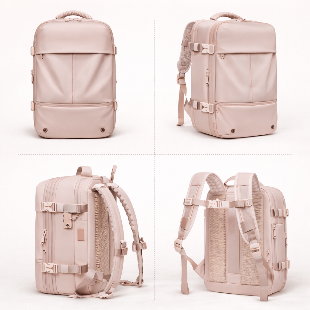 The Overnighter Pink edition - Underseat Cabin Backpack  45L