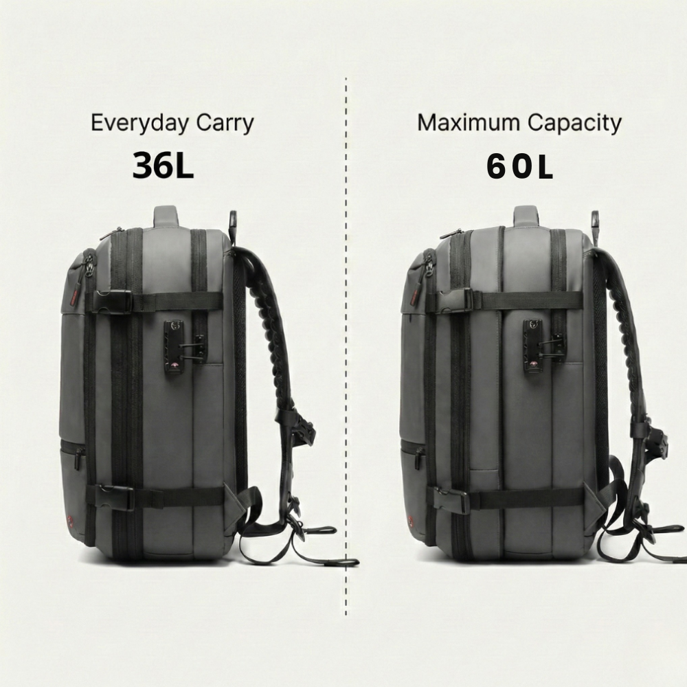 The Sunday - vacuum compression backpack  60L