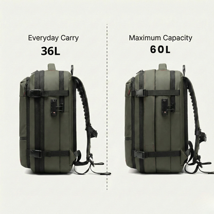 The Sunday - vacuum compression backpack  60L