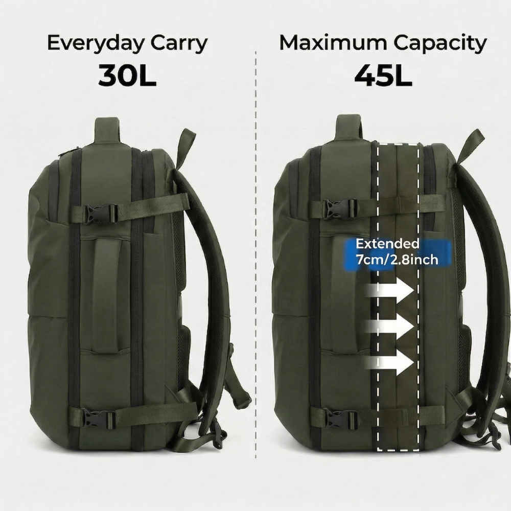 The Weekender - Underseat Cabin Backpack  45L