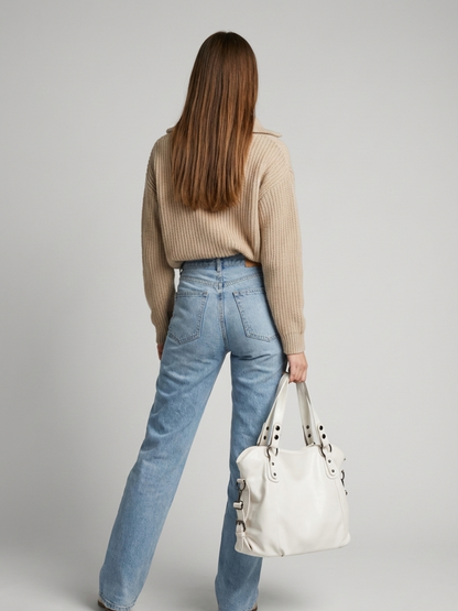 Uni tote bag with zip