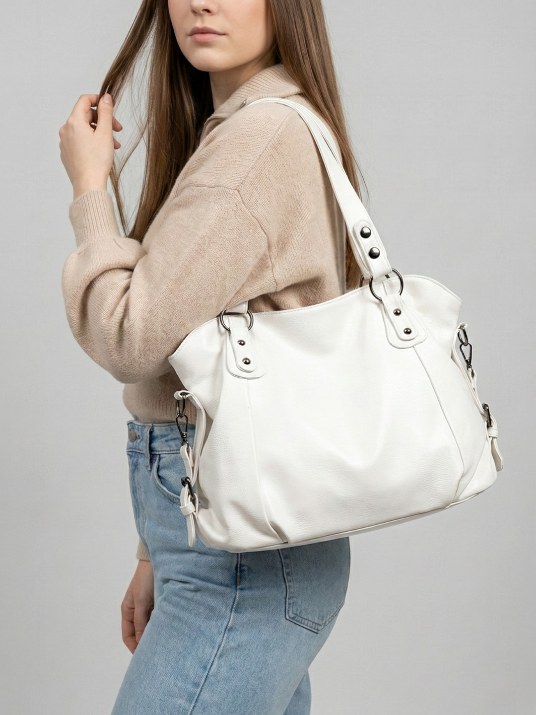 Uni tote bag with zip