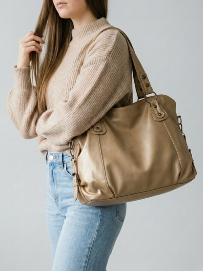 University vegan leather bag