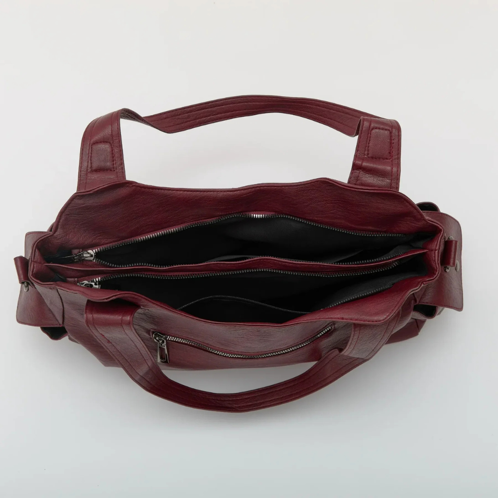 Burgundy  university bag | VENEZIA
