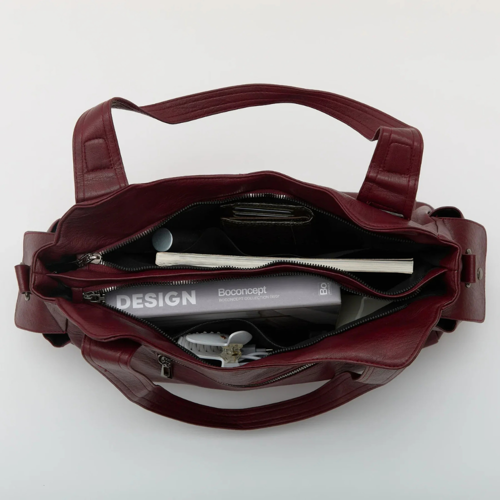 Burgundy  university bag | VENEZIA