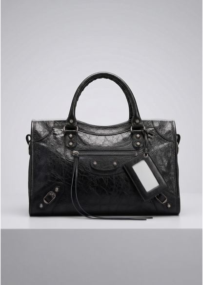 Black Handbag for School  Laptop & Everyday Carry | Athens
