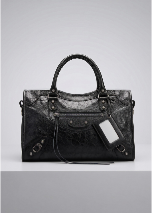 Black Handbag for School  Laptop & Everyday Carry | Athens