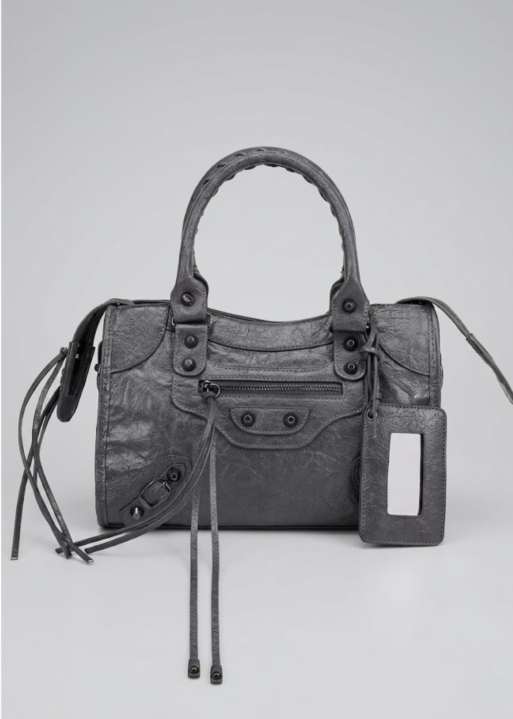 Grey Handbag for School  Structured Laptop Bag | Athens