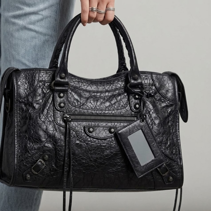 Black Handbag for School  Laptop & Everyday Carry | Athens