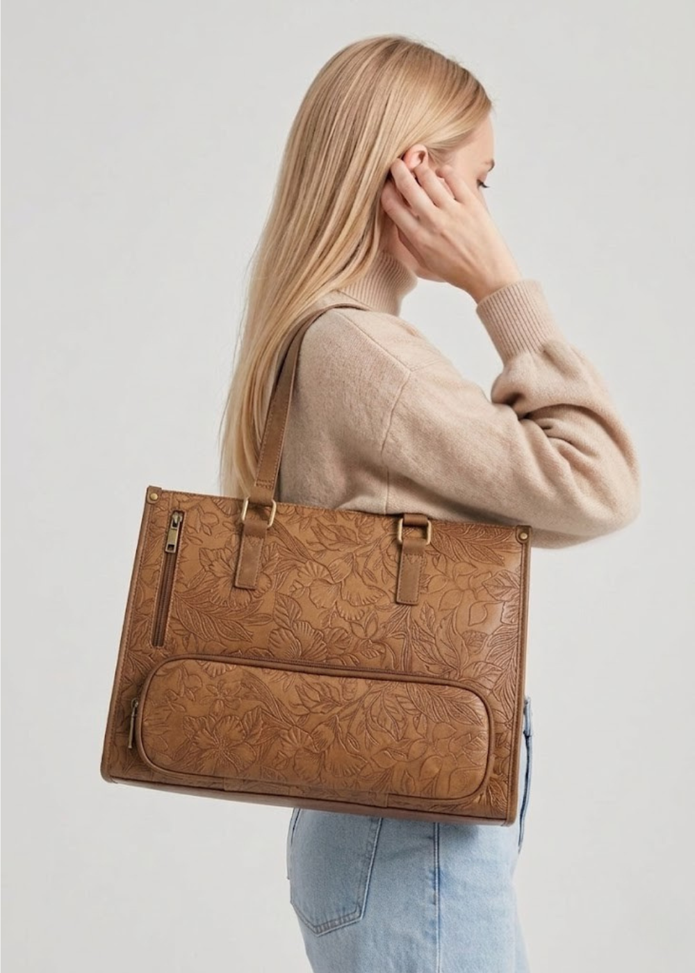 Brown Insulated Lunch Tote Bag for Women | The Clerkenwell
