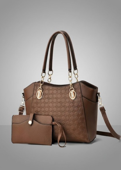 Embossed Tote & Pouch Set | Cologne