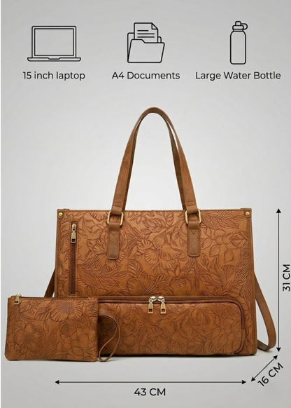 Brown Insulated Lunch Tote Bag for Women | The Clerkenwell