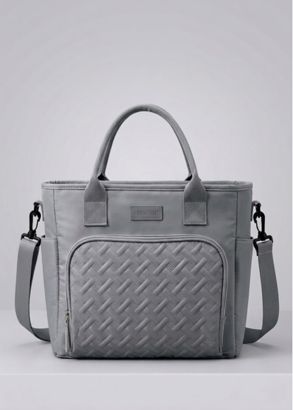 Grey Ladies Lunch Tote Bag | The Belgravia